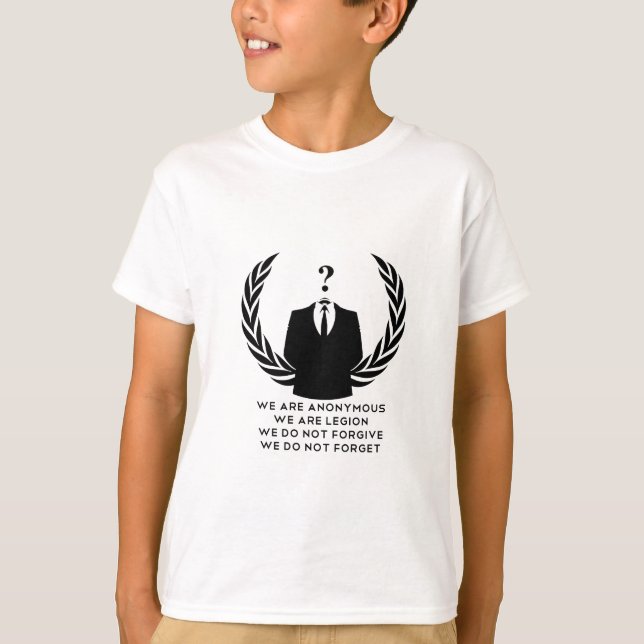 T-shirts Anonymous (Frente)