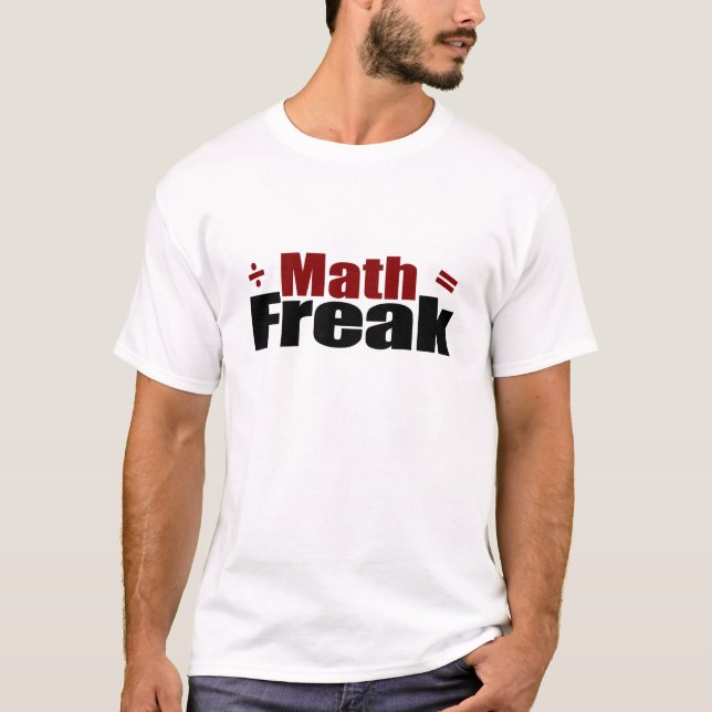 T-shirts Anormal da matemática (Frente)