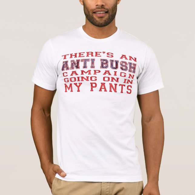 T-shirts Anti-Bush (Frente)