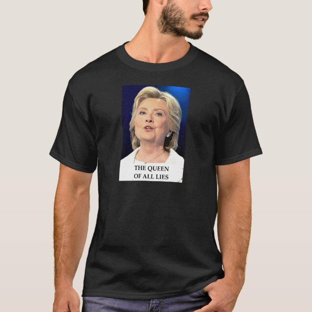 T-shirts anti hillary (Frente)