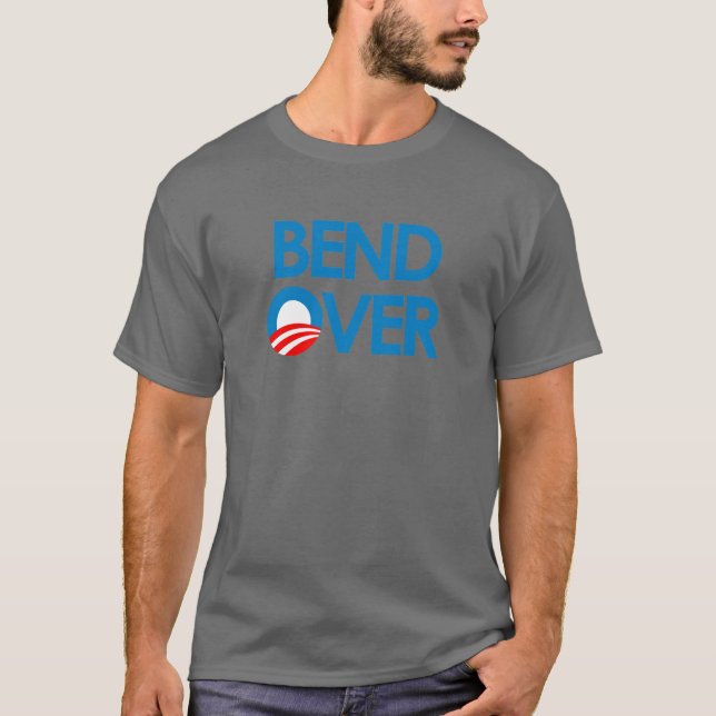 T-shirts Anti-Obama - curvatura sobre (Frente)
