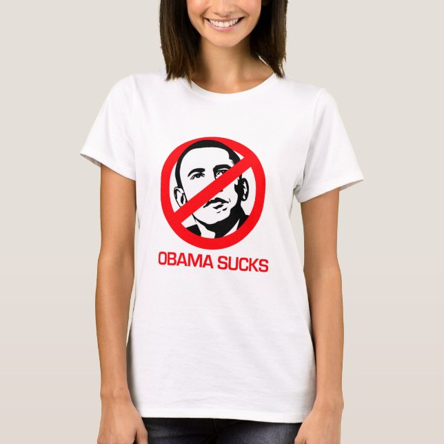 T-shirts Anti-Obama - Obama suga (Frente)