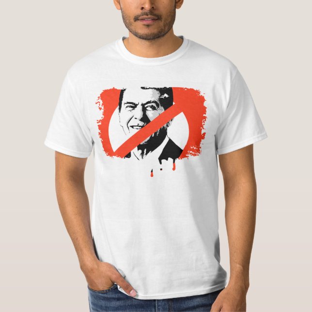 T-SHIRTS ANTI-REAGAN (Frente)