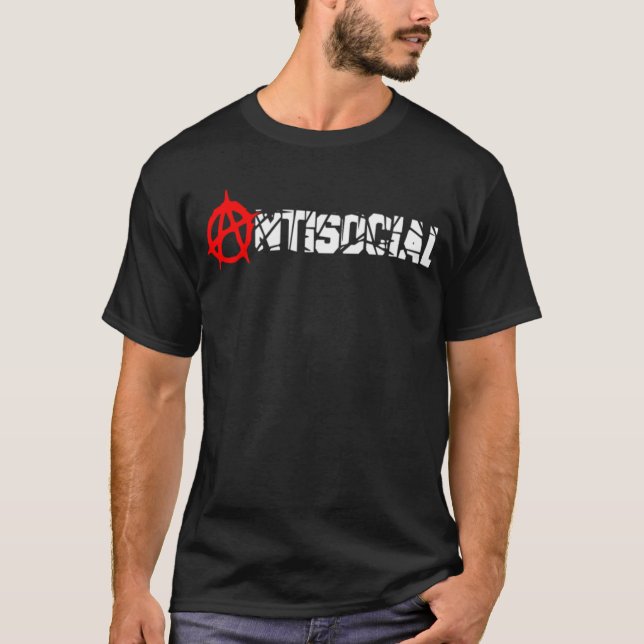 T-shirts Anti-social (Frente)