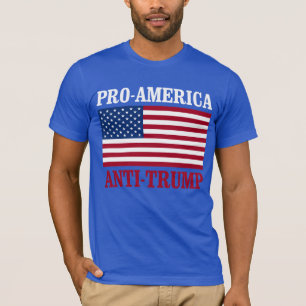 T-shirts Anti-Trump Pro-América - Anti-Trump - -