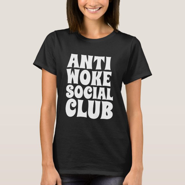 T-SHIRTS ANTI WOKE (Frente)