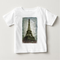 Antigo efeito fotográfico Torre Eiffel Paris