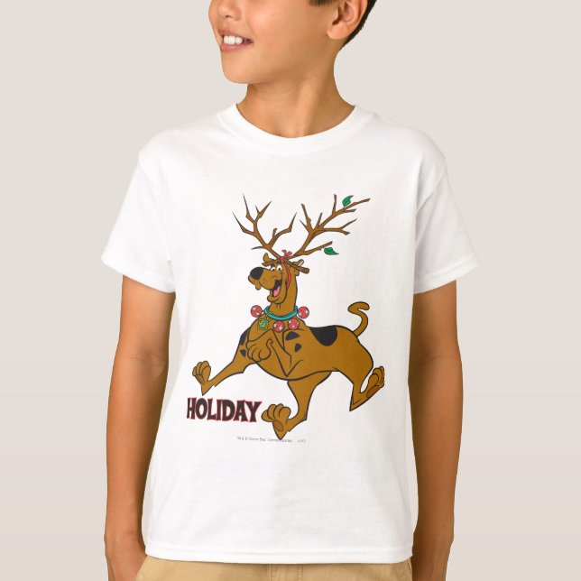 T-shirts Antiguadores de Natal Scooby-Doo (Frente)