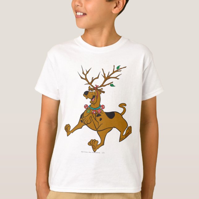 T-shirts Antiguadores de Natal Scooby-Doo (Frente)