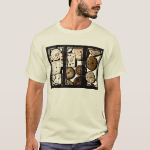 T-shirts Antiguidade Assista Rosto Triptych Art T Shirt