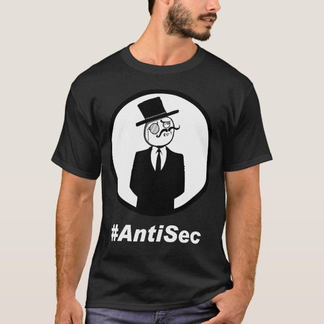 T-shirts #AntiSec LOGO - B (Frente)