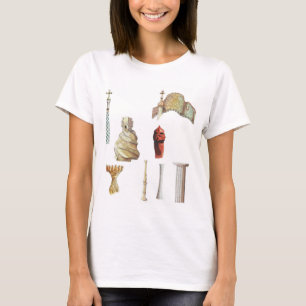 T-shirts Antonio Gaudi. Barcelona. Espanha. Arquitectónico