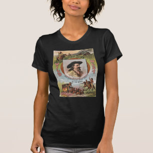 T-shirts Anúncio 1893 ocidental selvagem do vintage da