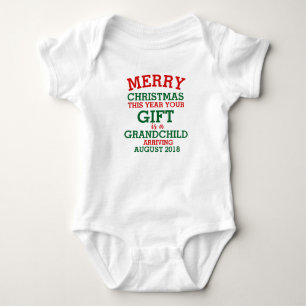T-shirts Anúncio da gravidez do Natal - bebê do Natal