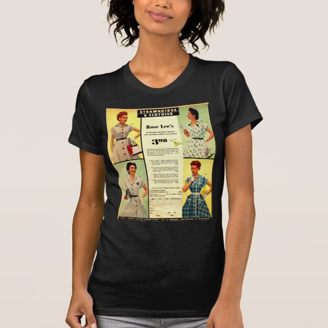 T-shirts Anúncio de venda de roupas Strawbridge & Clothier  (Frente)