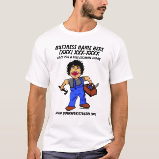 T-shirts Anúncio do Construtor Profissional