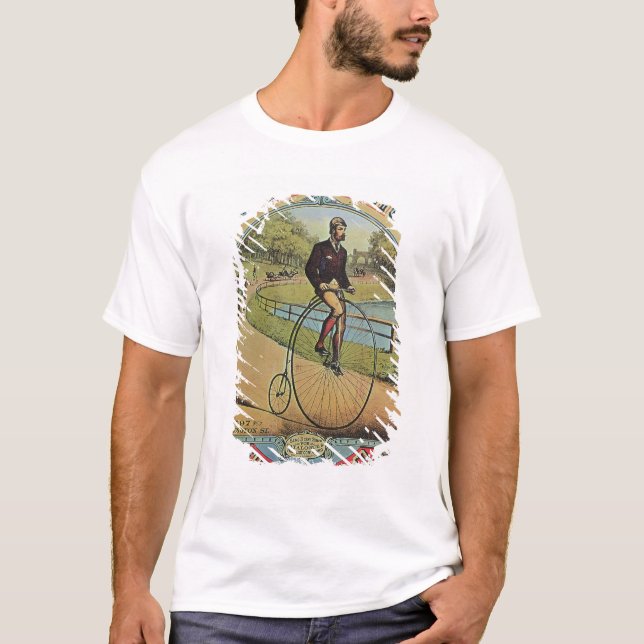 T-shirts Anúncio para a bicicleta de Colômbia (Frente)