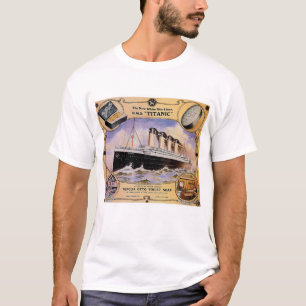T-shirts Anúncio titânico do sabão do vintage