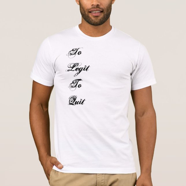 T-shirts Ao Legit a parar (Frente)