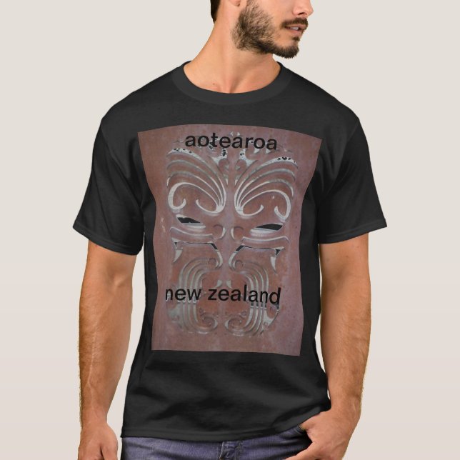 T-shirts aotearoa maori Nova Zelândia (Frente)