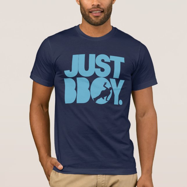 T-shirts apenas bboy - azul (Frente)