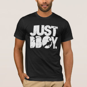 T-shirts apenas bboy - branco afligido