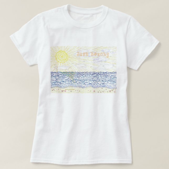 T-shirts Apenas Beachy (Frente do Design)