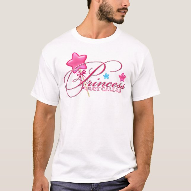 T-shirts Apenas chame-me princesa (Frente)