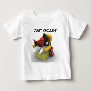 T-shirts Apenas Chillin (duque Mascote Caráter de Java)