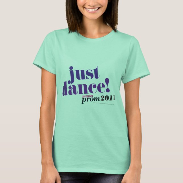 T-shirts Apenas dança - roxo (Frente)
