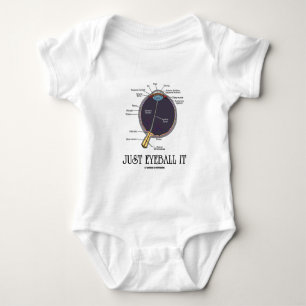 T-shirts Apenas Eyeball o (dizer da aproximação da anatom