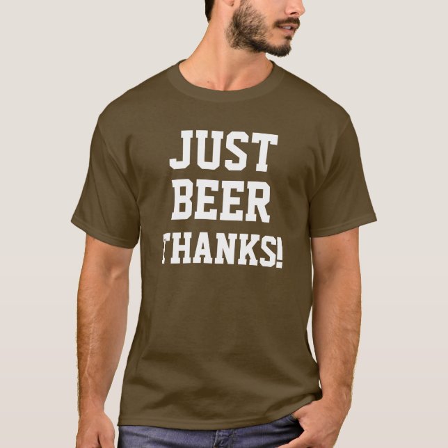 T-shirts APENAS OBRIGADOS DA CERVEJA! /White (Frente)