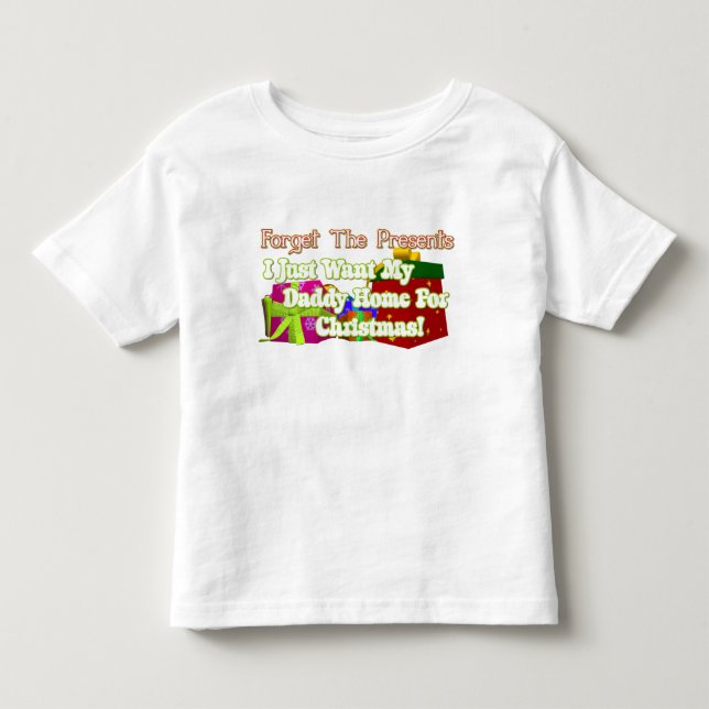 T-shirts Apenas queira o pai (Frente)