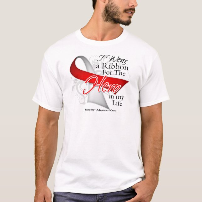 T-shirts Aplasia Anemia Fita Herdeira em Minha Vida (Frente)