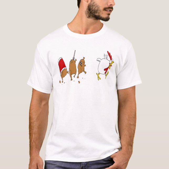T-shirts apocalypes da galinha (Frente)