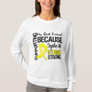 T-shirts Apoiando meu melhor amigo nós estamos fortes -