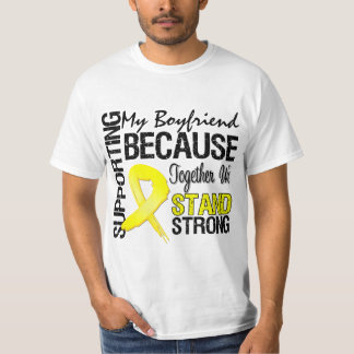 T-shirts Apoiando meu namorado nós estamos fortes - forças