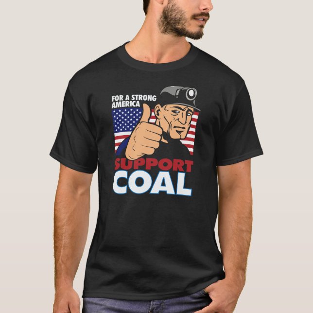 T-SHIRTS APOIAR CARVÃO (Frente)