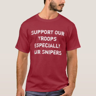 T-shirts Apoie nossas tropas