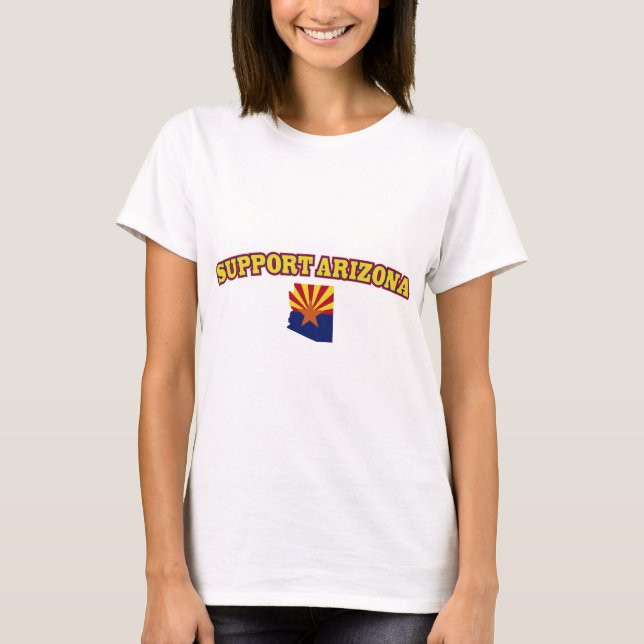 T-shirts Apoie o estado de arizona (Frente)