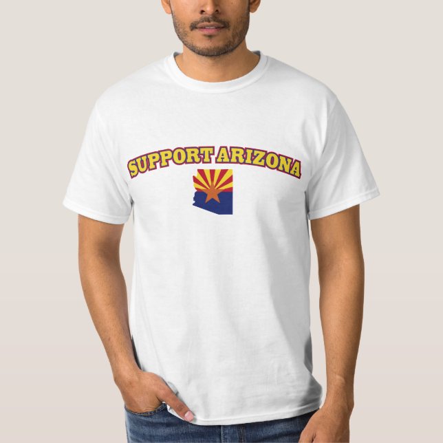 T-shirts Apoie o estado de arizona (Frente)