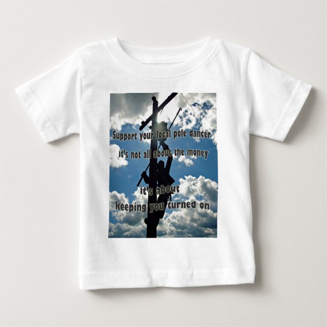 T-shirts Apoie seu Lineman (Frente)