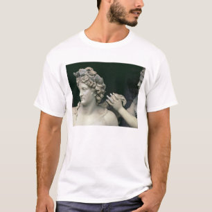 T-shirts Apollo tendeu pelas ninfas, mostrar do detalhe ele