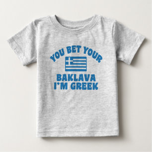 T-shirts Aposto que Baklava sou grego