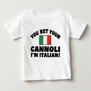 T-shirts Aposto que seus canoli sou italiano
