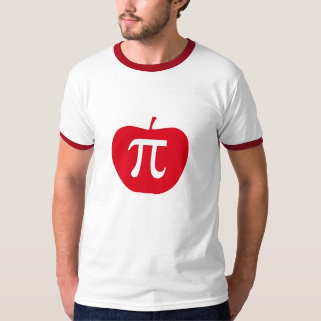 T-shirts Apple Pi, torta de Apple (Frente)