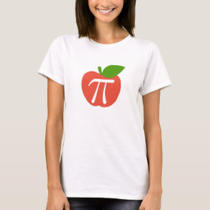 T-shirts Apple vermelho Pi