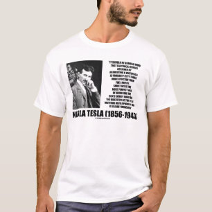 T-shirts Aproveitando uma citação de Energy Tesla do Sol em