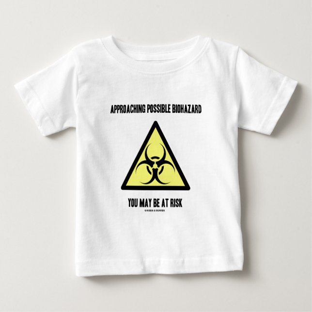 T-shirts Aproximando-Se De Possíveis Riscos Biotecnológicos (Frente)