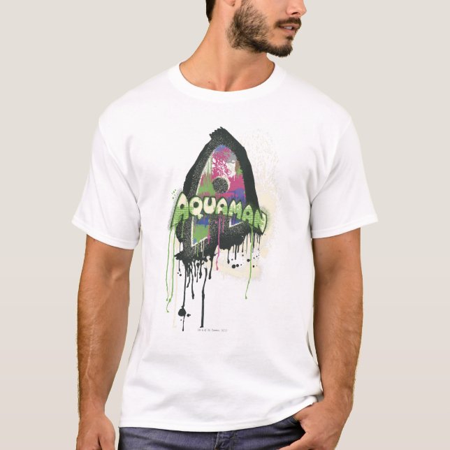 T-shirts Aquaman - Letra Twisted Innocence (Frente)